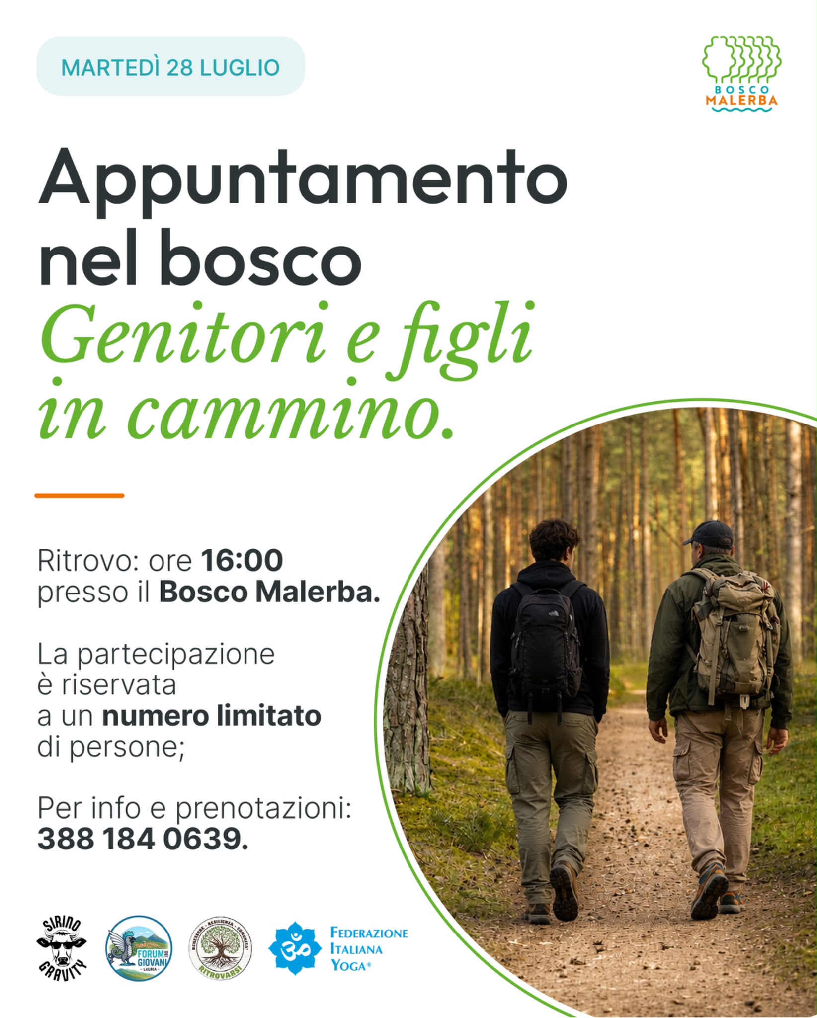 Genitori e figli in cammino